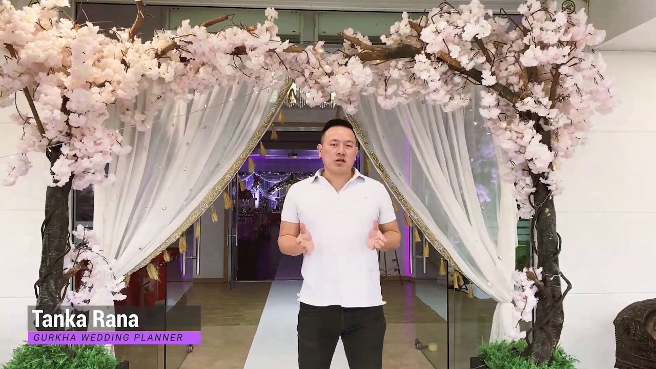Nepali wedding decoration in Nakshatra Hall / Wedding Decoration UK