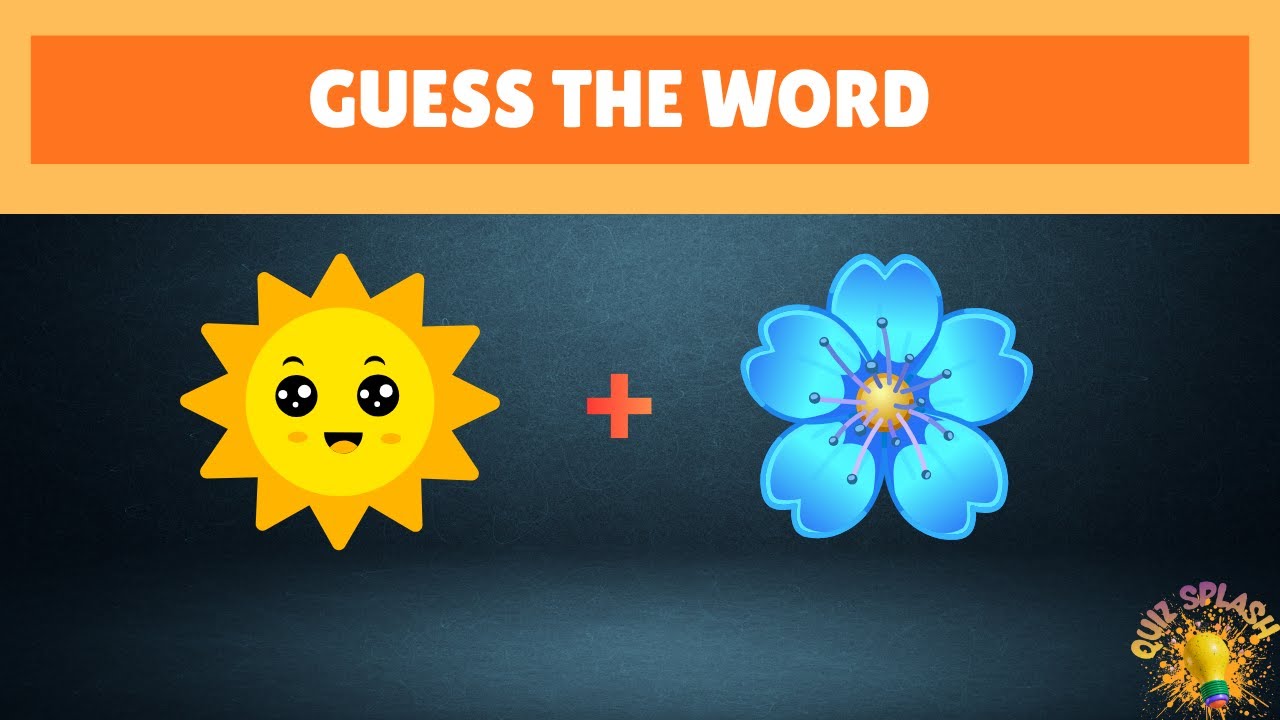 Can you guess the word by emojis? 🤔| Quiz Splash