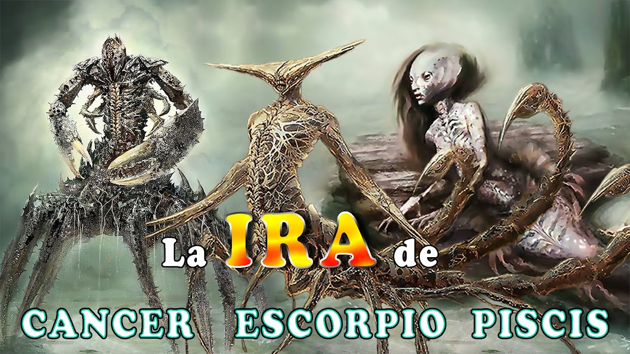 Así eres cuando te ENOJAS (Cáncer, Escorpio y Piscis)