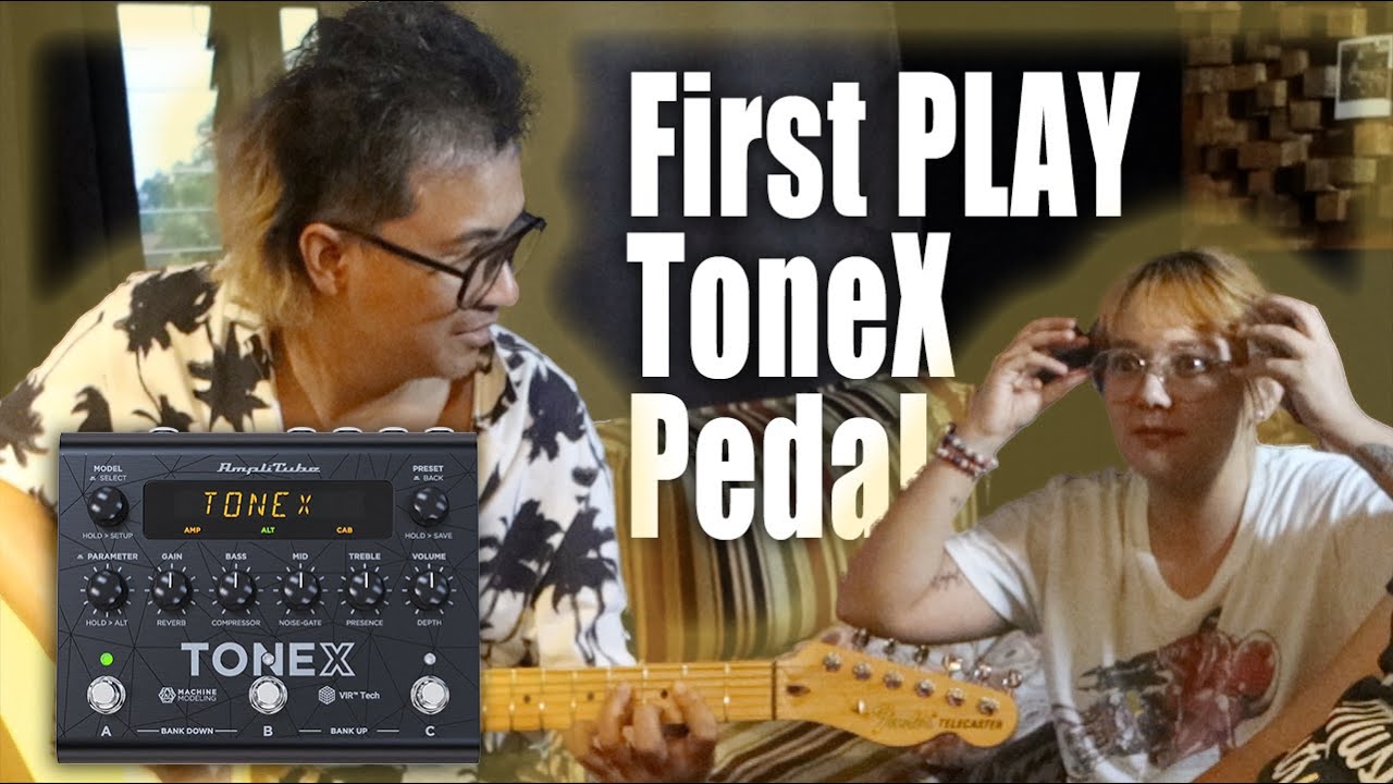 Эли и Одри ВПЕРВЫЕ играют на Amp Modeler! | ToneX Pedal IK Multimedia