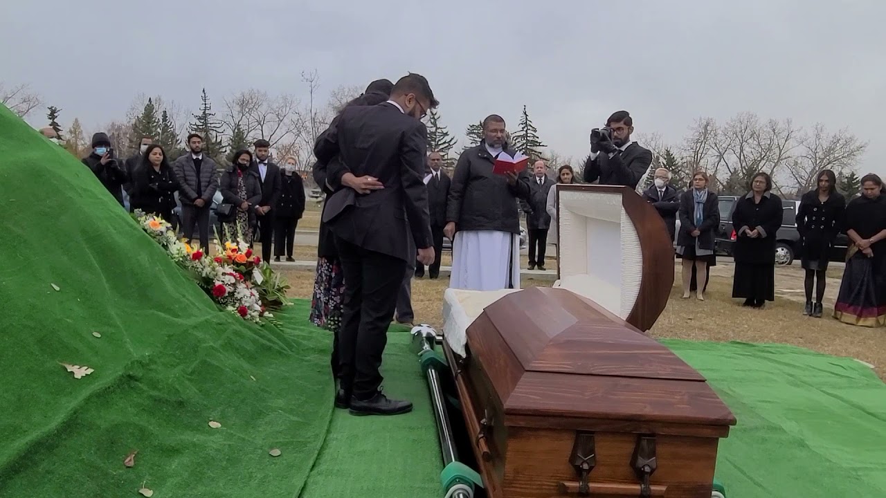 The funeral of 