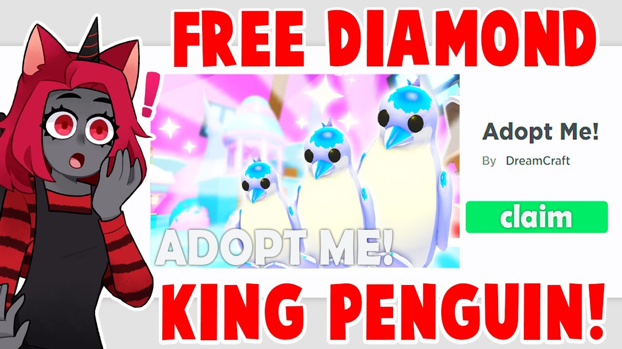 How to get a **FREE DIAMOND KING PENGUIN** in Adopt Me! (Roblox)