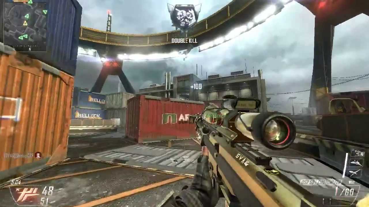 Call of Duty | Black Ops 2 | Quick zoom | DSR 50 Gold camo