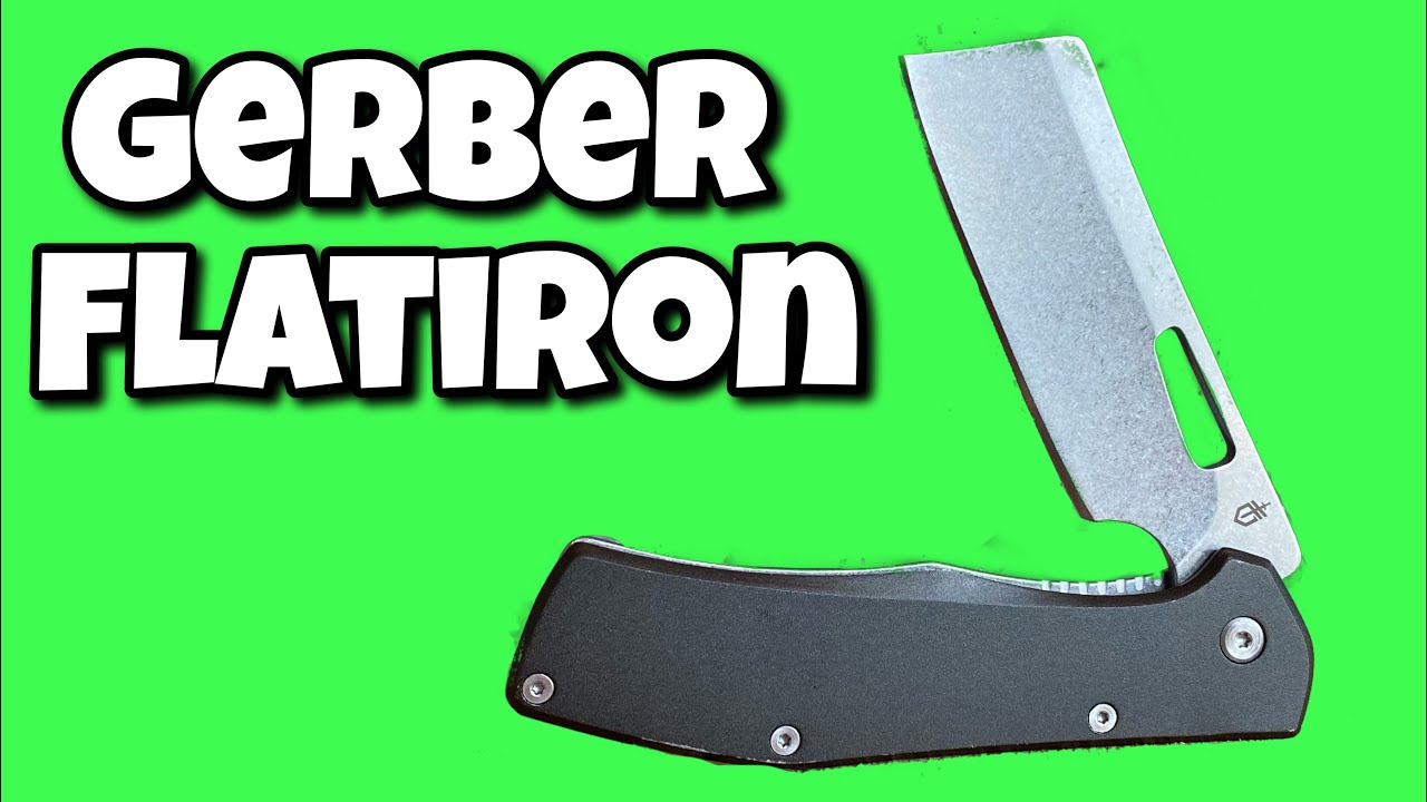 Gerber Flatiron \ Folding Cleaver Pocket Knife (REVIEW)