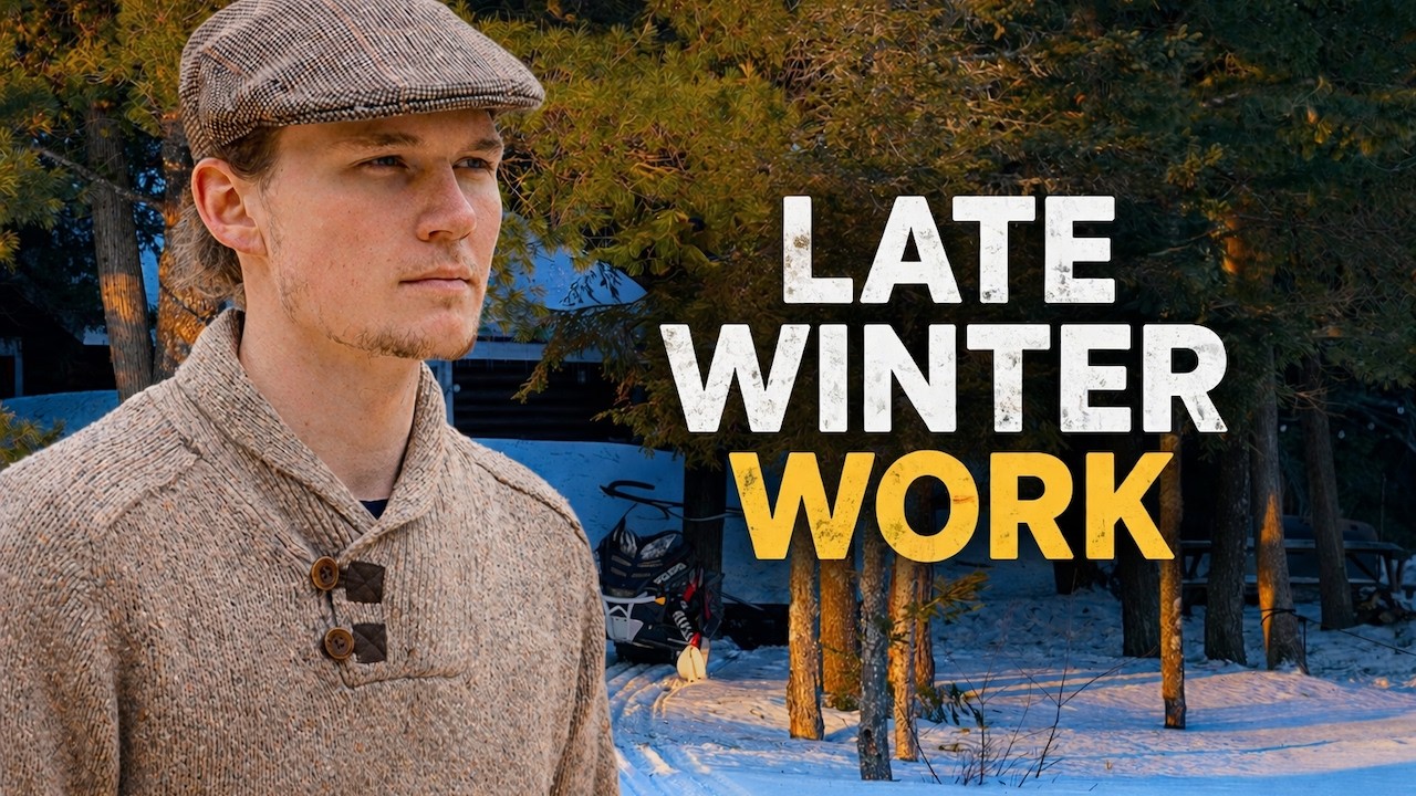 Preparing the Cabin for Spring Melt-Off | Off-Grid Life in Winter