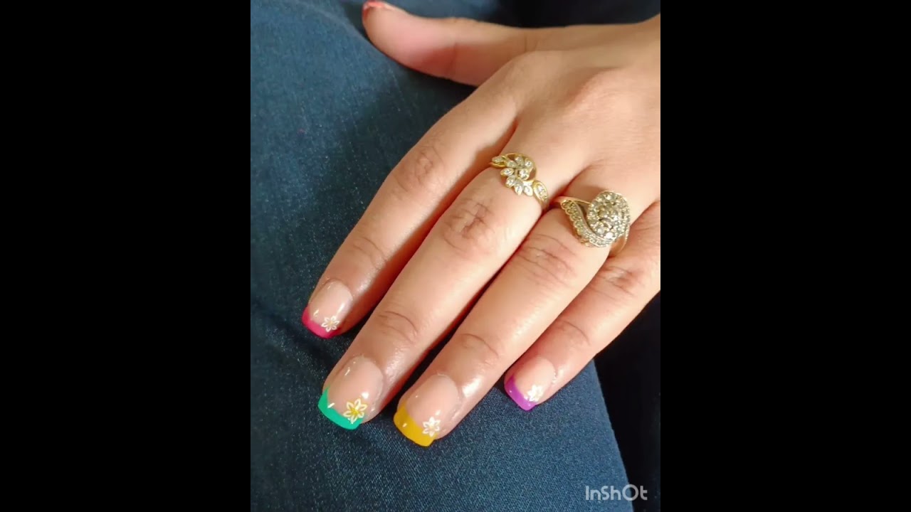 short nail extensions practice 
