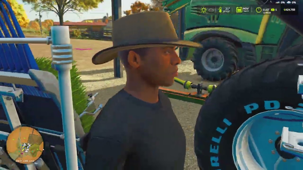 FS 25, TURVO MAP, COLHENDO GIRASSÓIS.