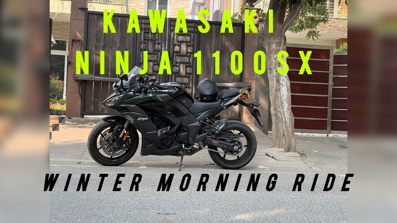 Kawasaki ninja 1100sx | Only sound POV | 4k