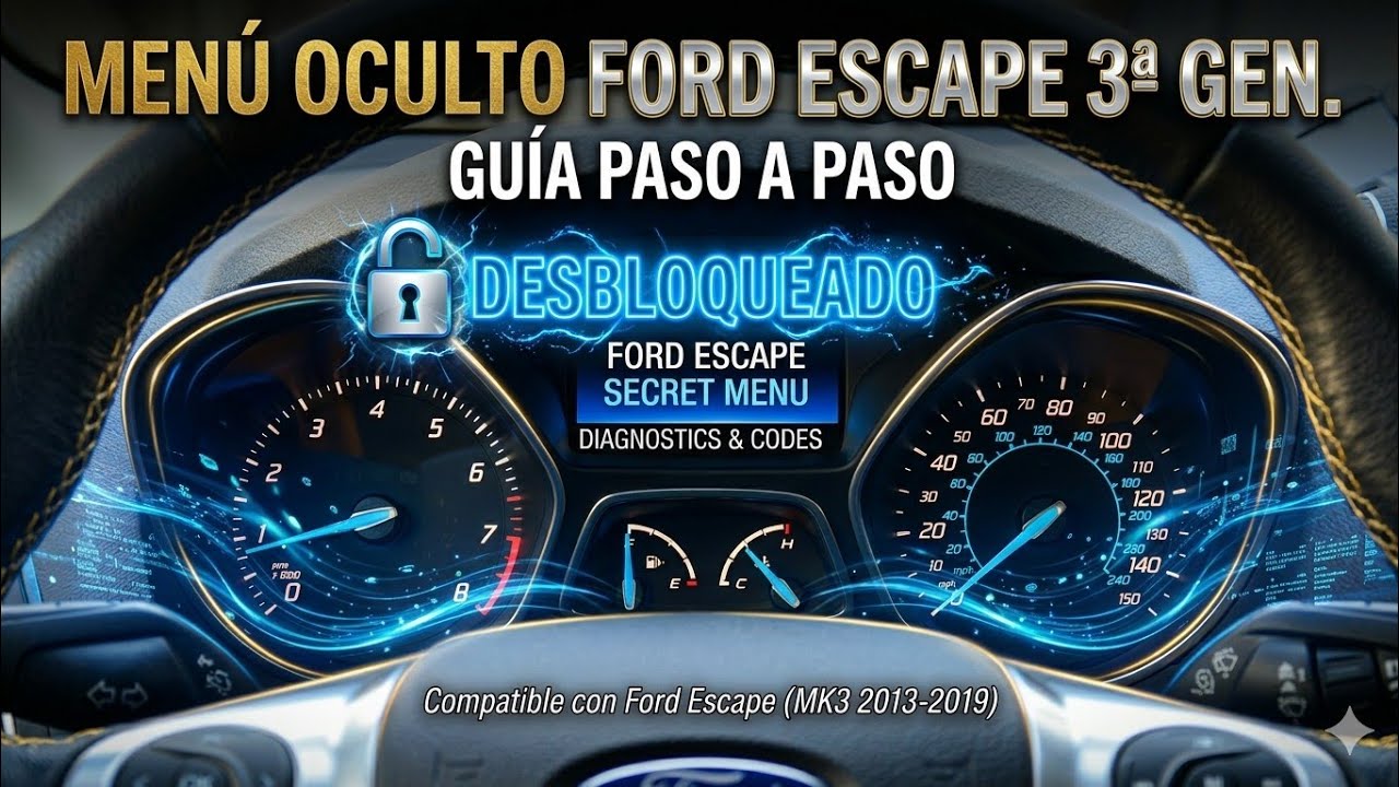 Menu Oculto Ford Escape (2013 a 2017)