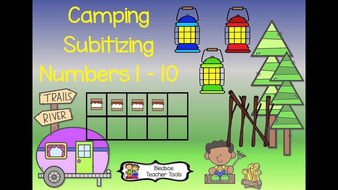 Bledsoe Teacher Tools Camping Subitizing