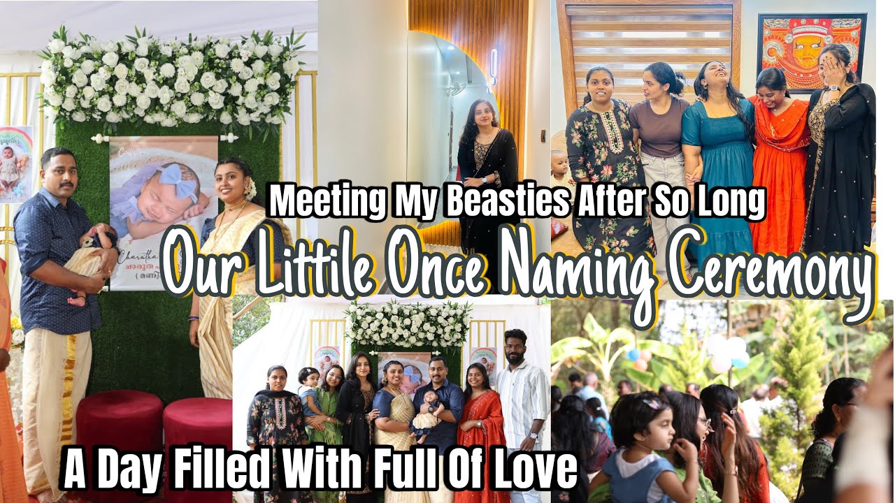 Our Littile once naming Ceremony 🥰 Vismaya | Jaanvi |#shuttuandmamma 