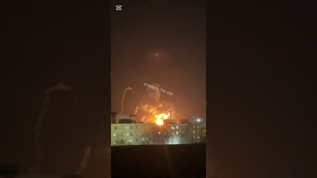 explosion in zanjan Iran#iran #israel #war