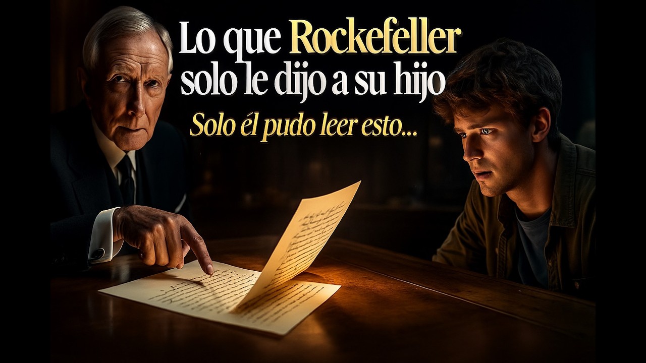 ✅38 cartas secretas de Rockefeller a su hijo que nunca te enseñaron en la escuela