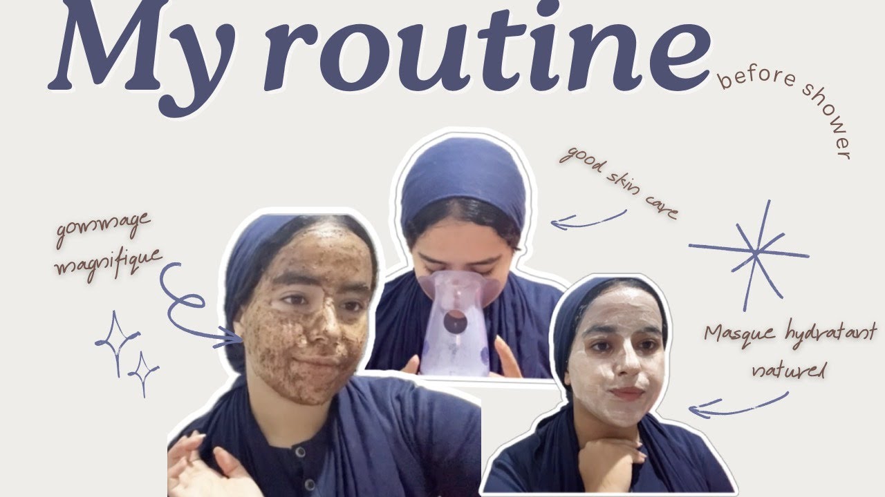 روتين العناية بالبشرة 🧖🏻‍♀️التنظيف العميق + Glow up 🌸My routine before showering