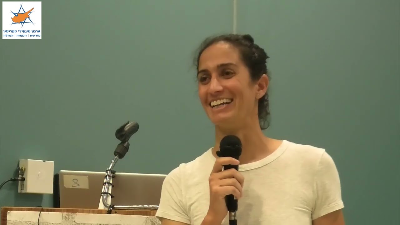 אור כהן   החובלת הראשונה בחיל הים בכנס 