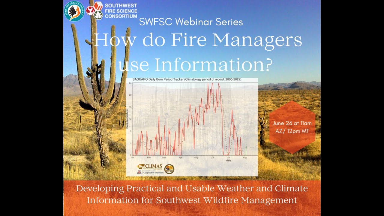 How do fire managers use information?: Developing practical weather and climate information