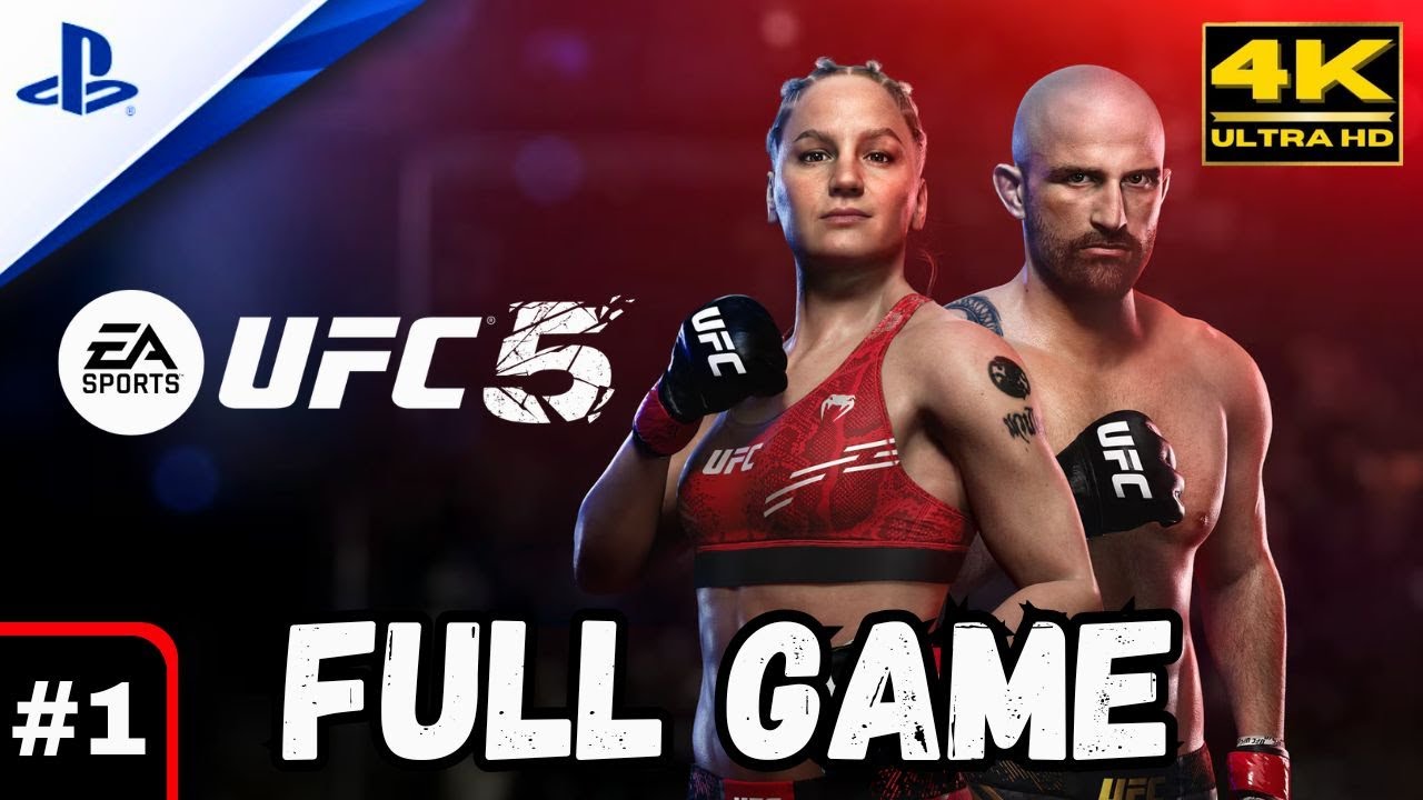 EA Sports UFC 5 (PS5) - Full Gameplay Walkthrough Career Mode PART 1- (4K 60FPS)