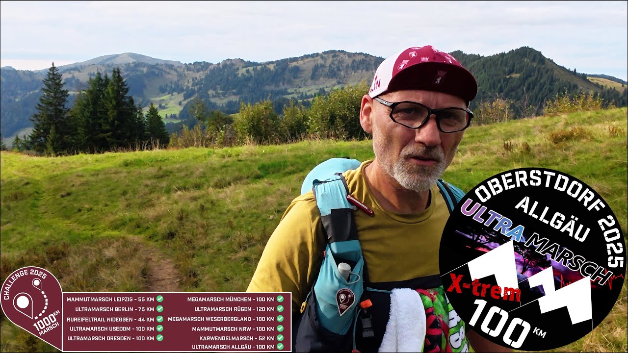 UltraMarsch Oberstdorf 2025 - 100km 4000Hm #ultramarsch #1000kmmarsch #extremwandern #longdistance