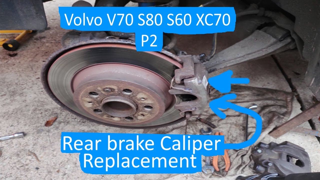 Замена заднего тормозного суппорта Volvo V70 также применима к (S80 S60 XC70)
