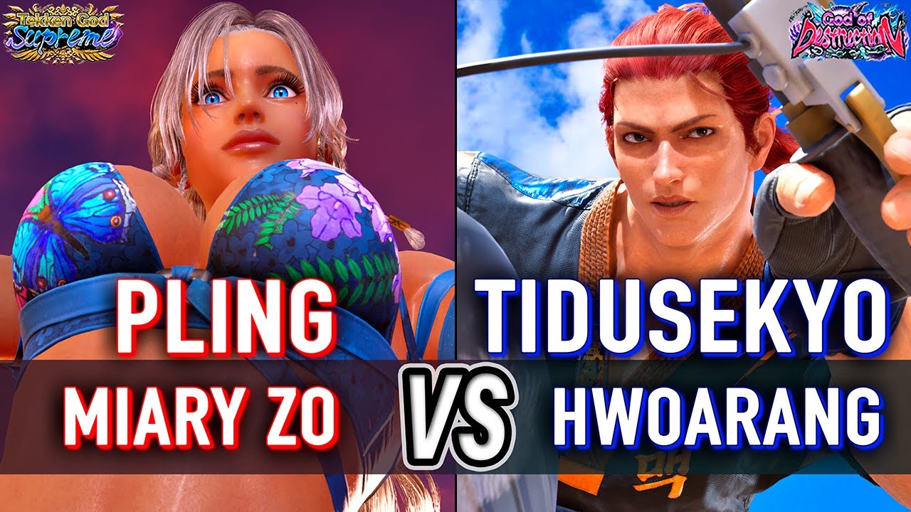 T8 🔥 PLING (Miary Zo) vs TIDUSEKYO (Hwoarang) 🔥 Tekken 8 DLC: Miary Zo Day One