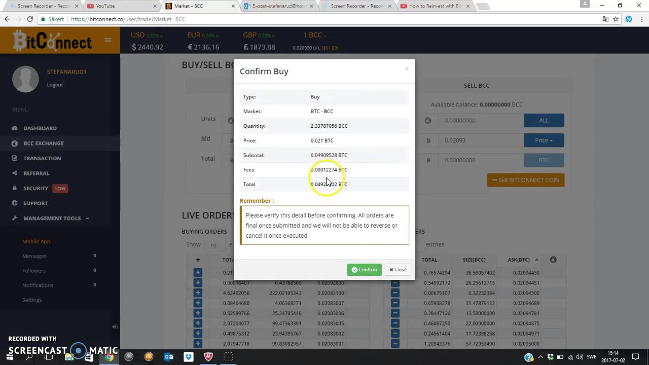 How to make a loan with BitConnect