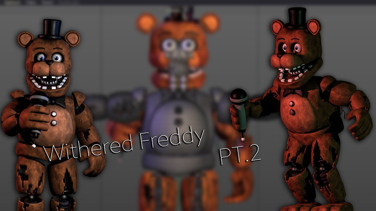 [Cinema4D] Withered Freddy Timelapse PT.2