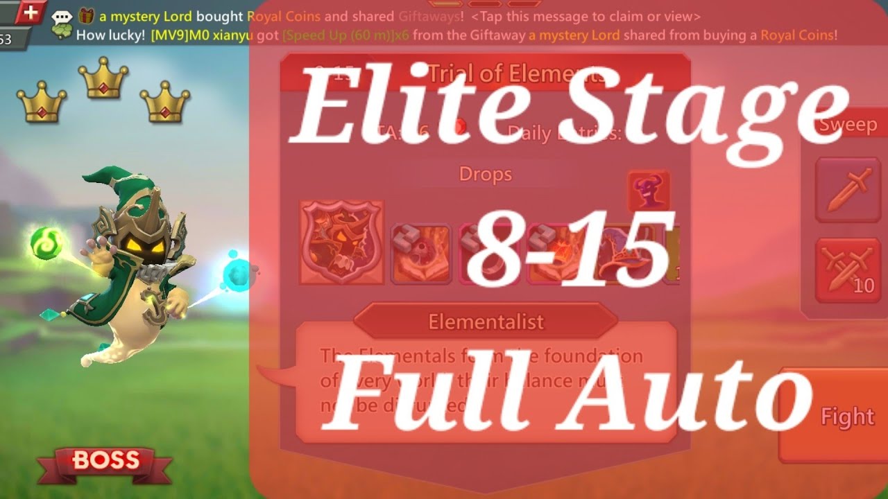 Lords Mobile Elite Stage 8-15 f2p Heroes|Elite 8-15|Elite Stage 8-15