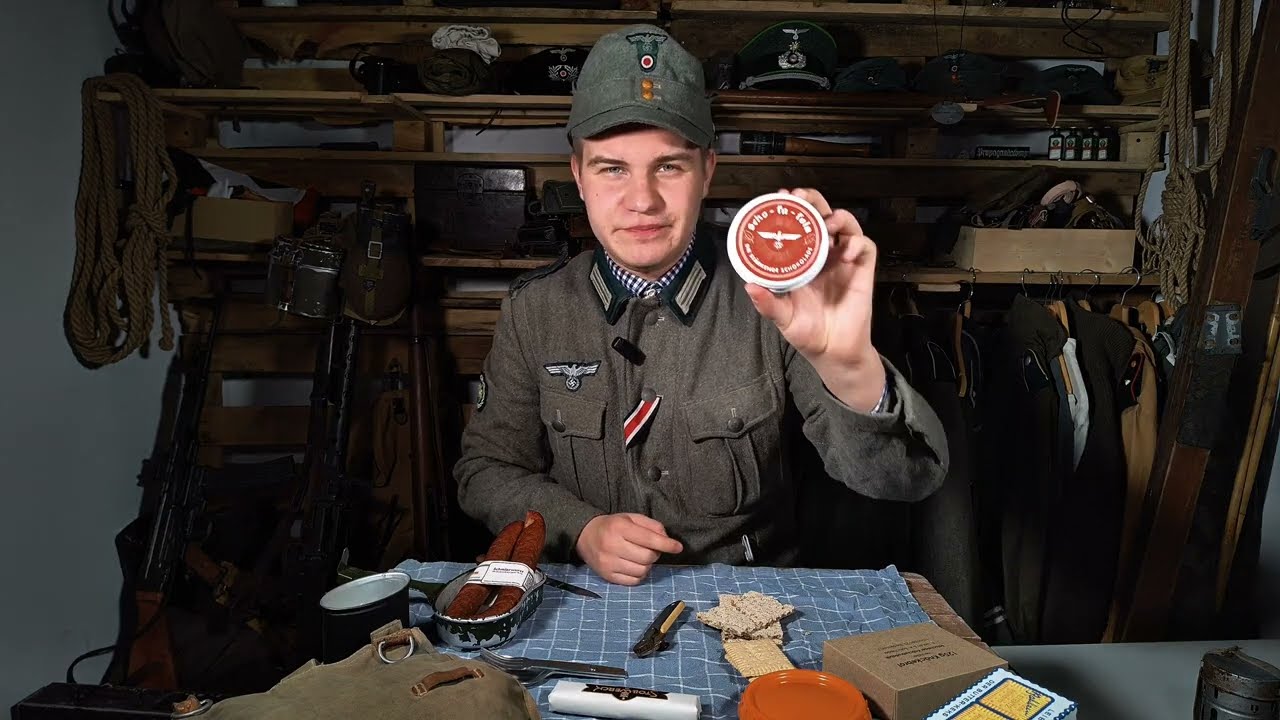 Wiktor w mundurze Gebirgsjäger wcina kiełbachę, suchary i czekoladę🔥