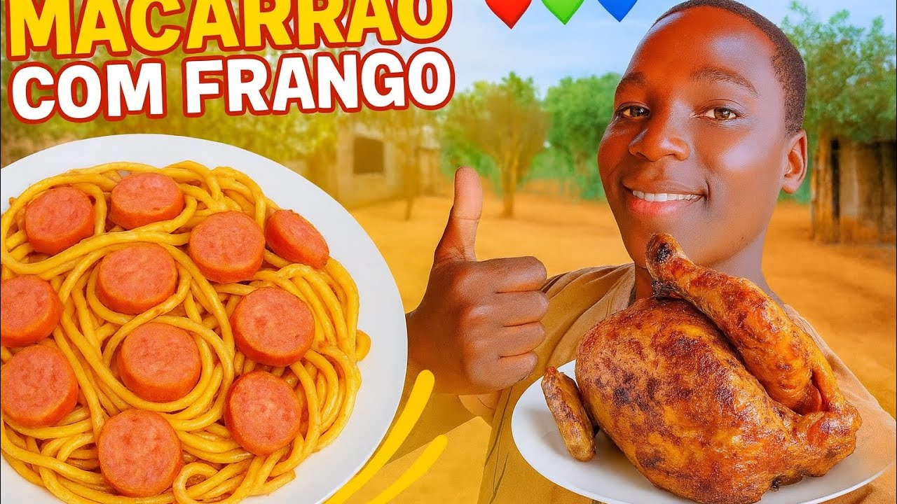 Fiz um macarrão com frango ficou uma delícia acompanhe até ao fim.