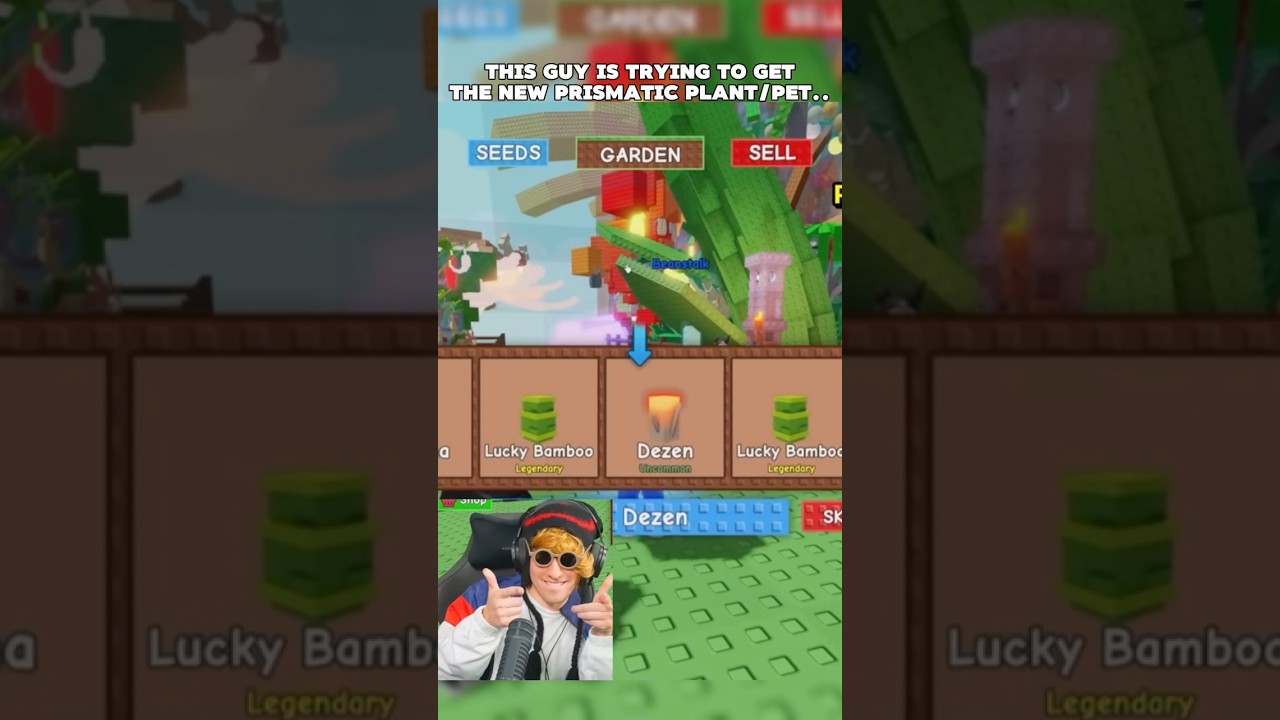 Aura farming in Grow a Garden