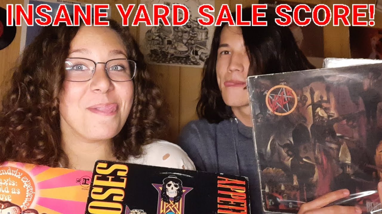 Incredible Metal Collection Found At Yard Sale! |Vinyl Finds #28|