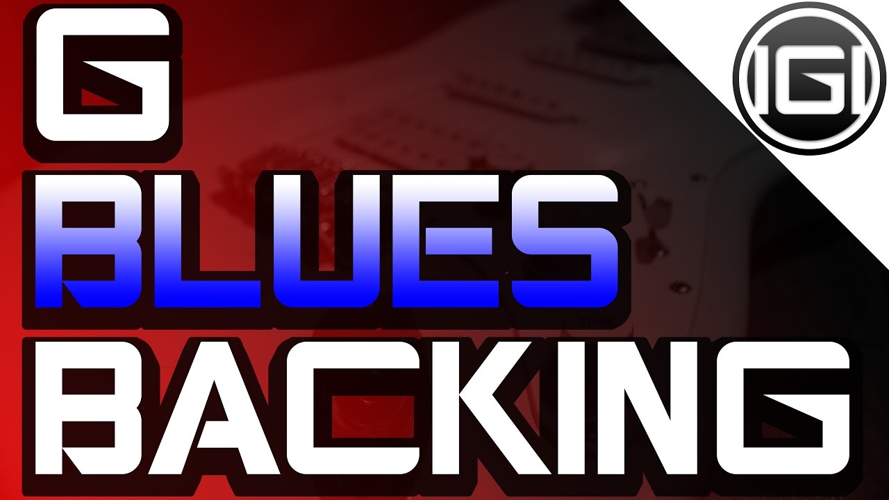 Blues Backing Track in G - 70 BPM