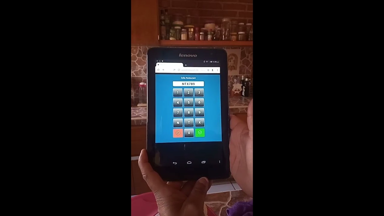 Demo. Toma de pedidos con tablet.