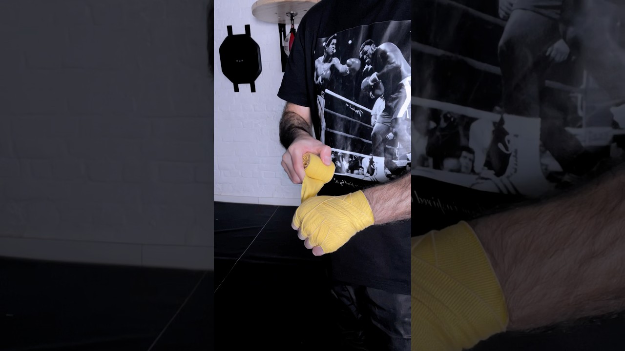 Как бинтовать руки в боксе. Бинты  4.5 метра ✔️ #boxing #бокс #боксёр #boxingcoach #boxingtraining