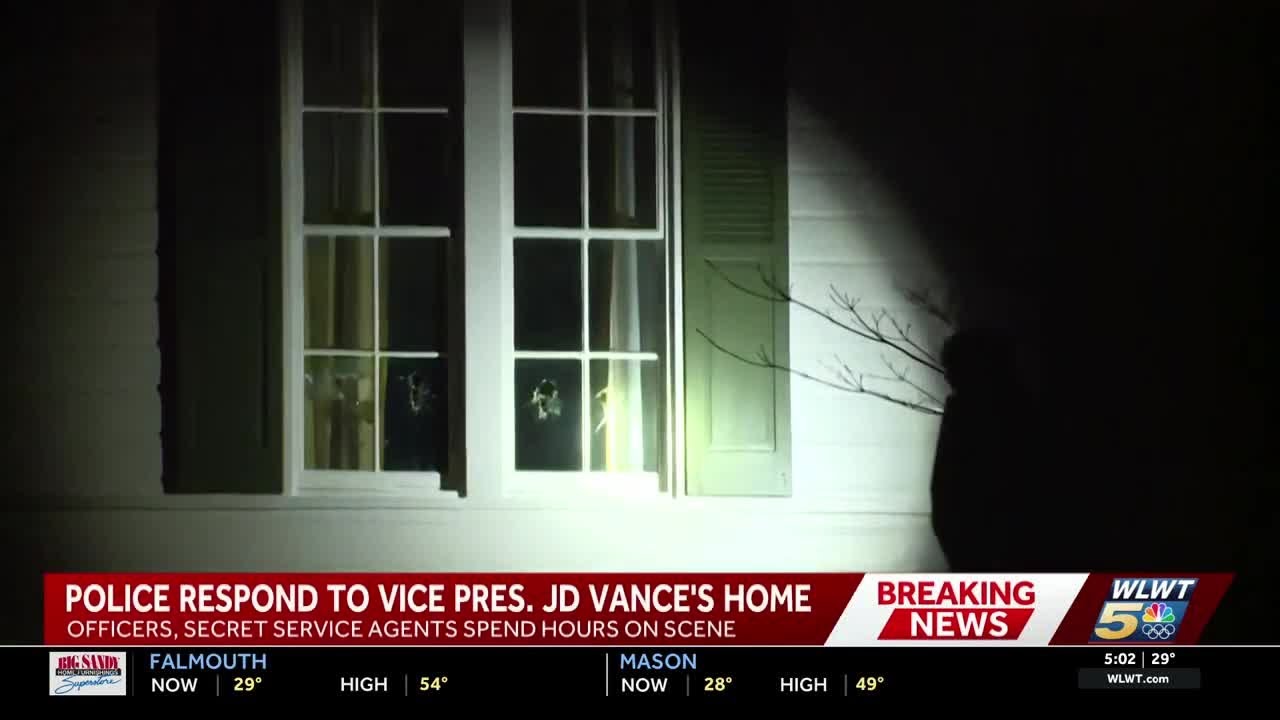 Police respond to home of VP JD Vance