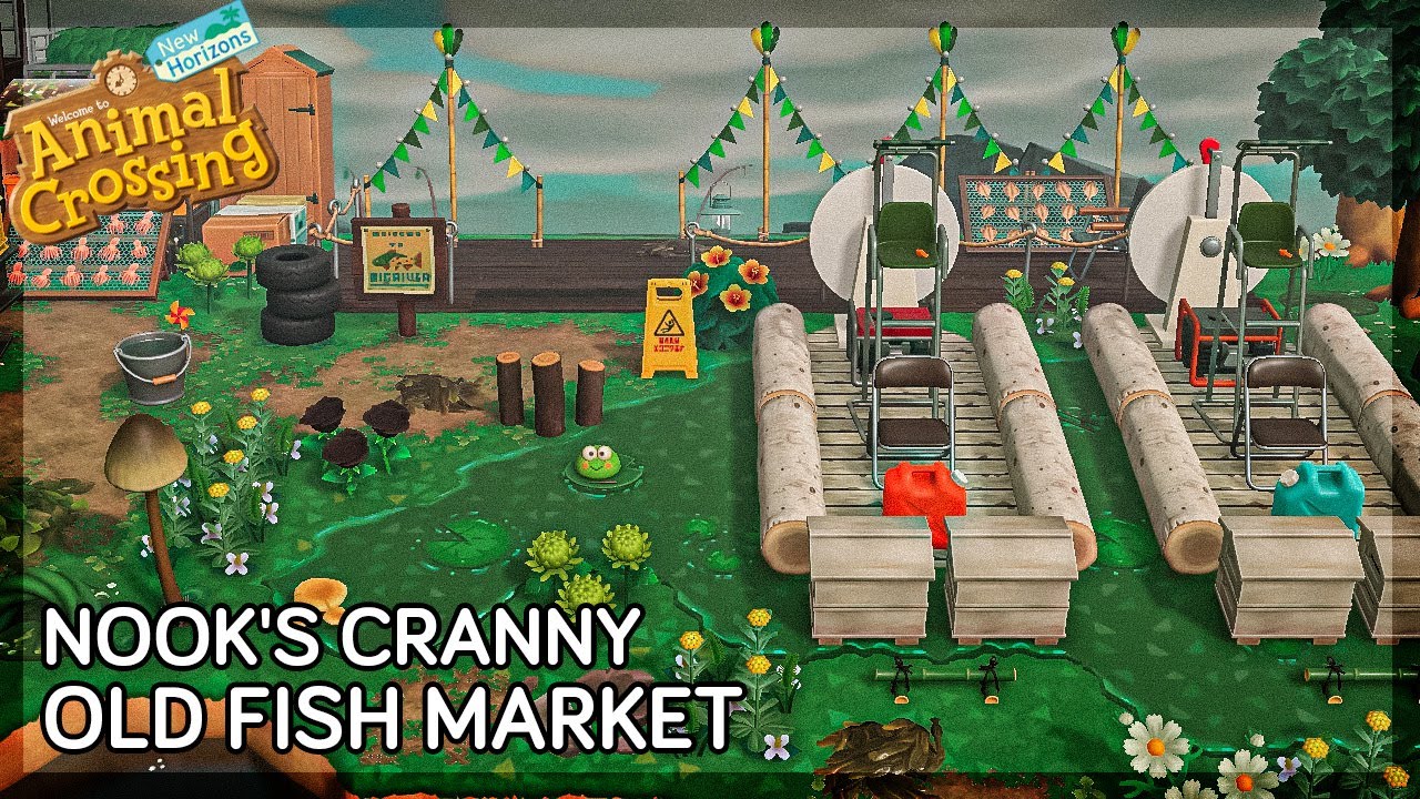 Nook's Cranny 🦞 (speed build) // Swampcore Island // Animal Crossing