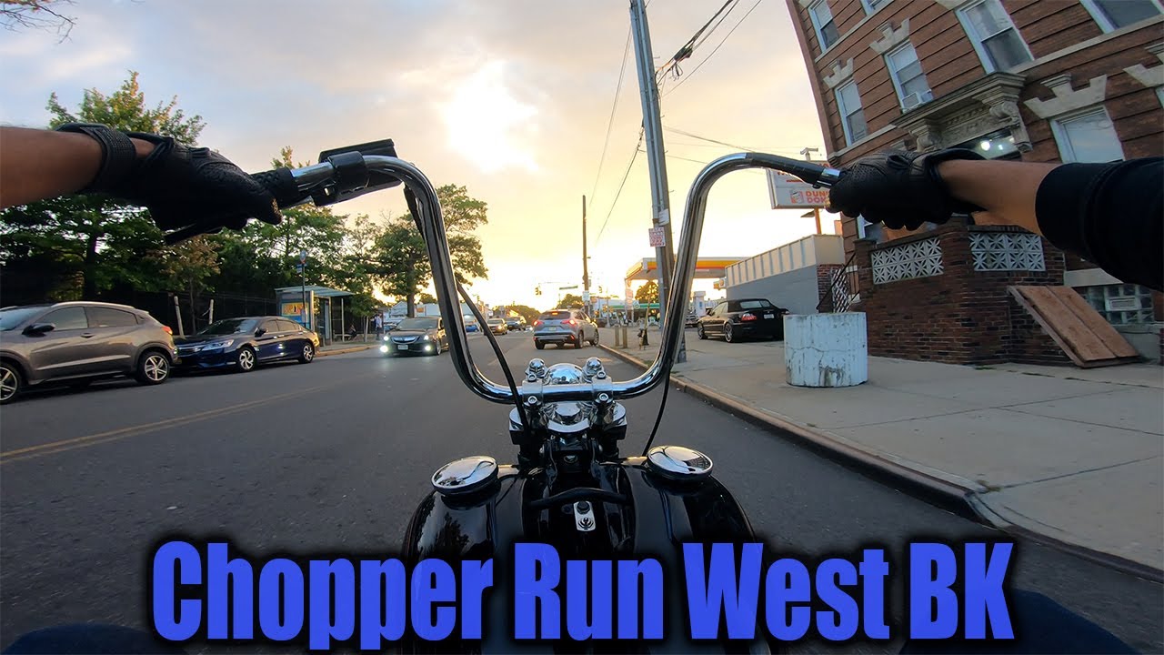 Springer Softail Chopper Run West BK