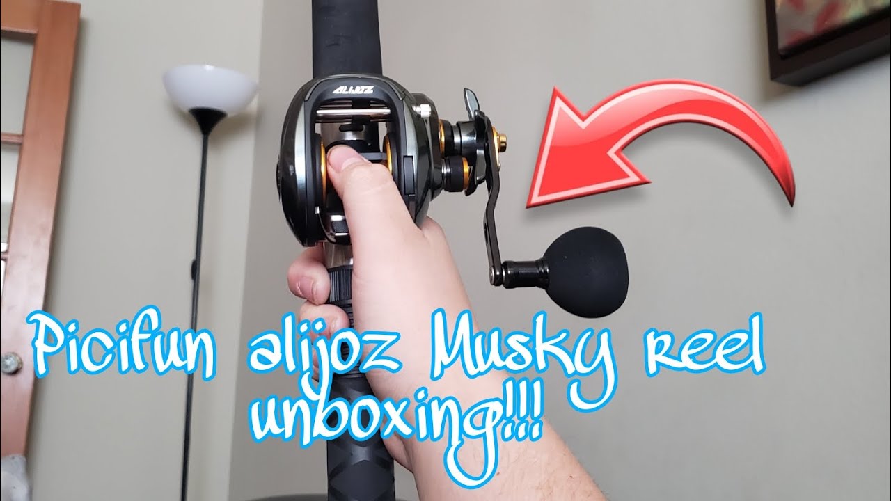 PICIFUN ALIJOZ UNBOXING!!! Musky reel