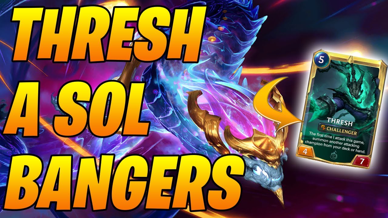 NASTY LATEGAME with Thresh Aurelion Sol Deck! | Legends of Runeterra | Controltheboard