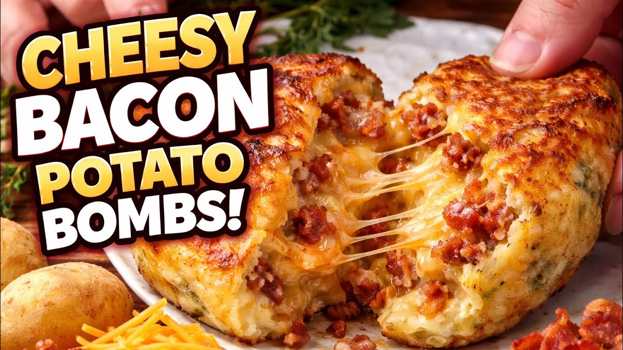 Cheesy Bacon Potato Bombs