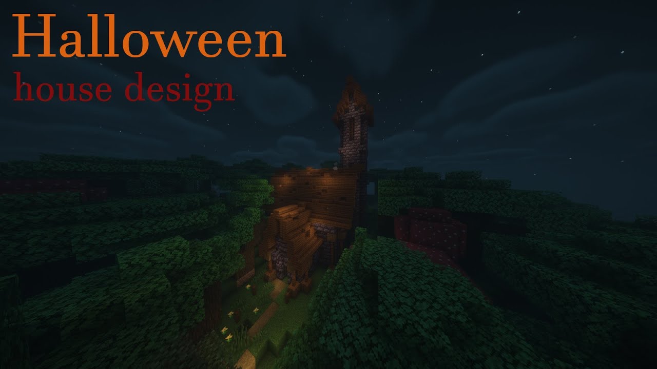 Halloween witch house design