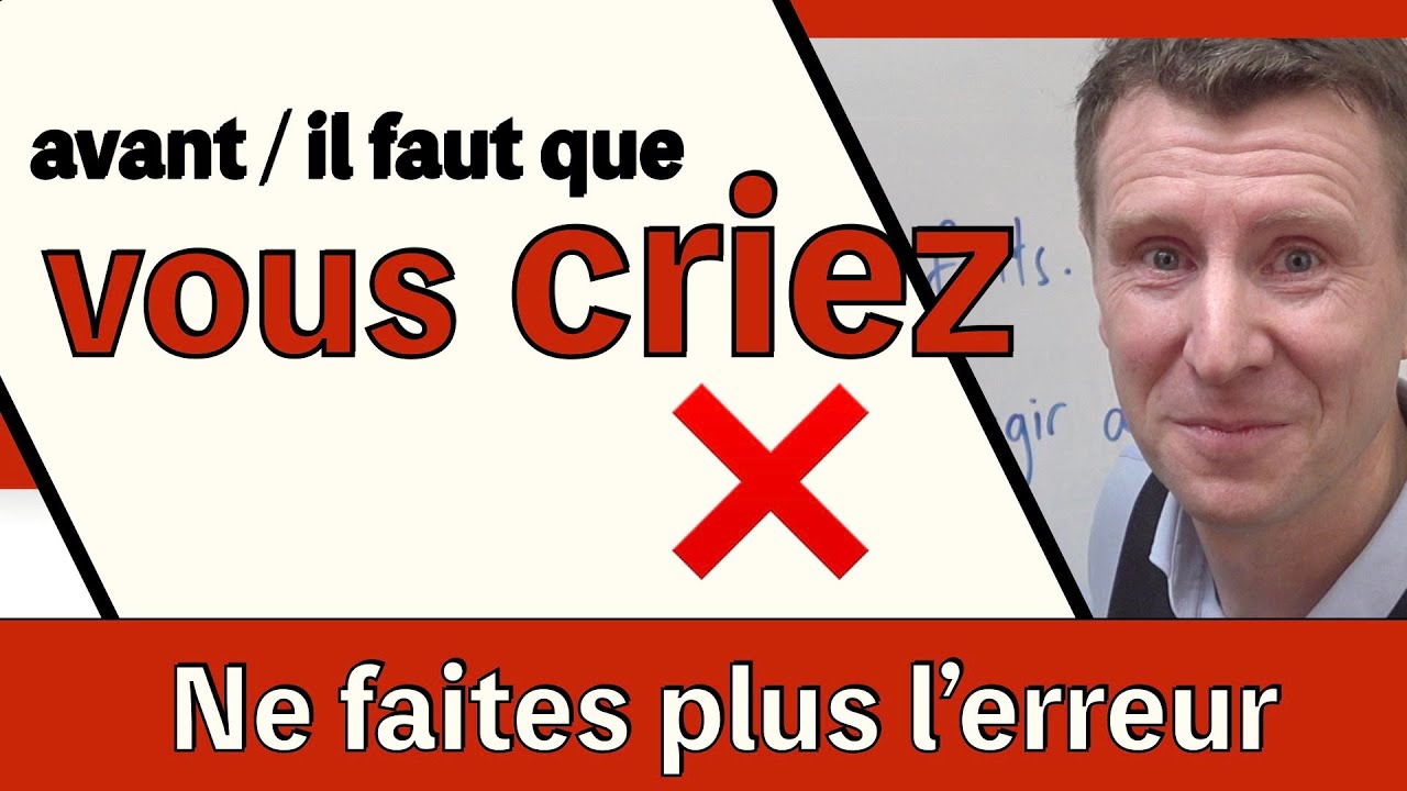 VERBES en  IER et  YER - apprendre le français