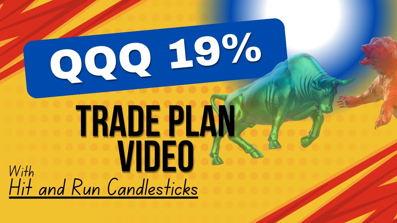 Торговля QQQ с Риком Сэддлером | Японские свечи Hit and Run от 26.03.25