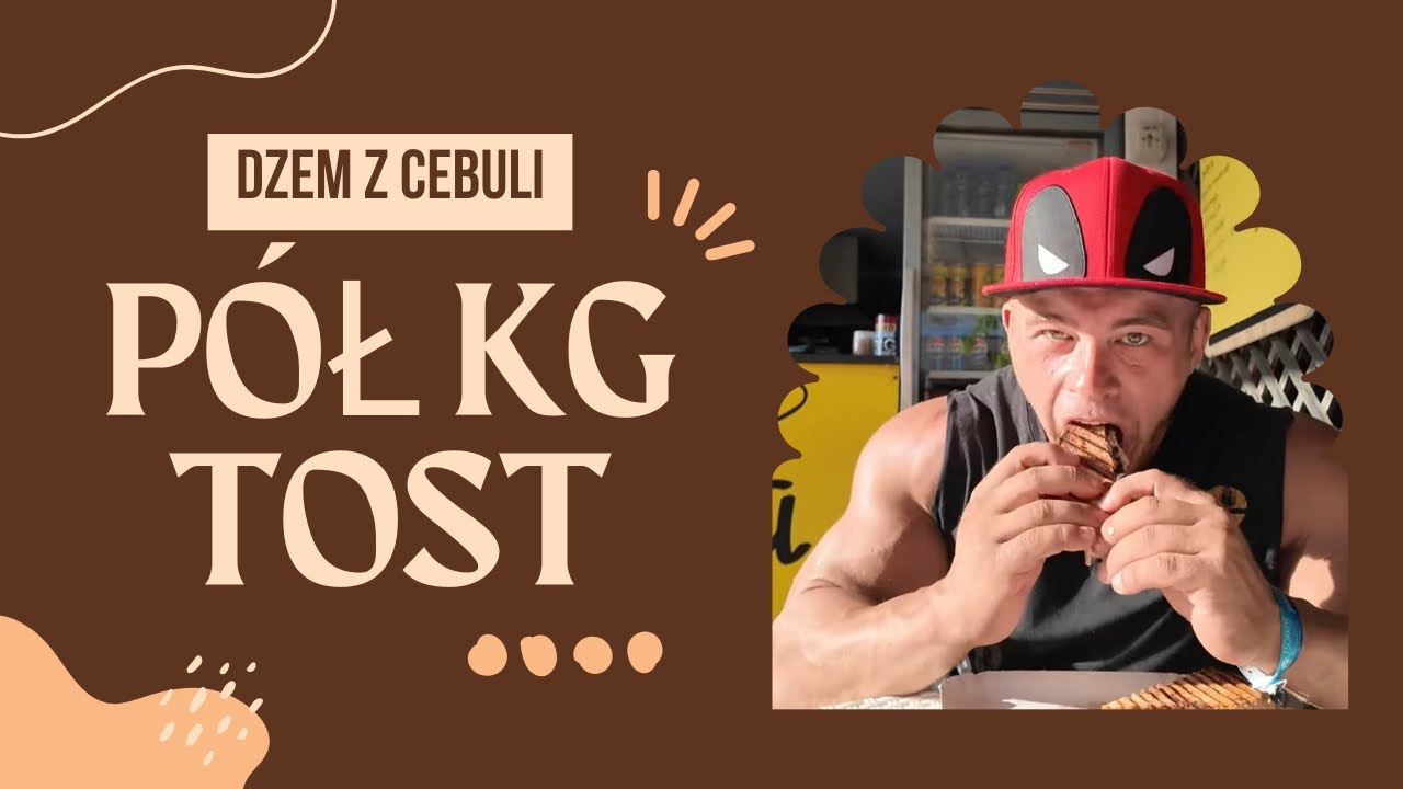 Pół kilogramowy tost dżem z cebuli wesołe miasteczko 