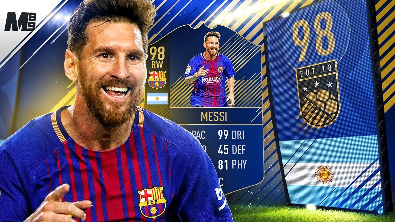 FIFA 18 TOTY MESSI REVIEW | 98 TOTY MESSI PLAYER REVIEW | FIFA 18 ULTIMATE TEAM