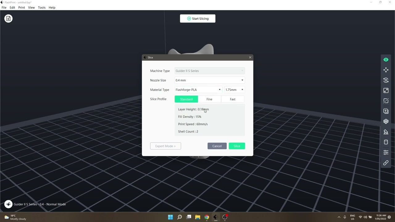 Руководство для новых пользователей FlashPrint - Часть 5 - 1 - Основные параметры слайсера и прин...
