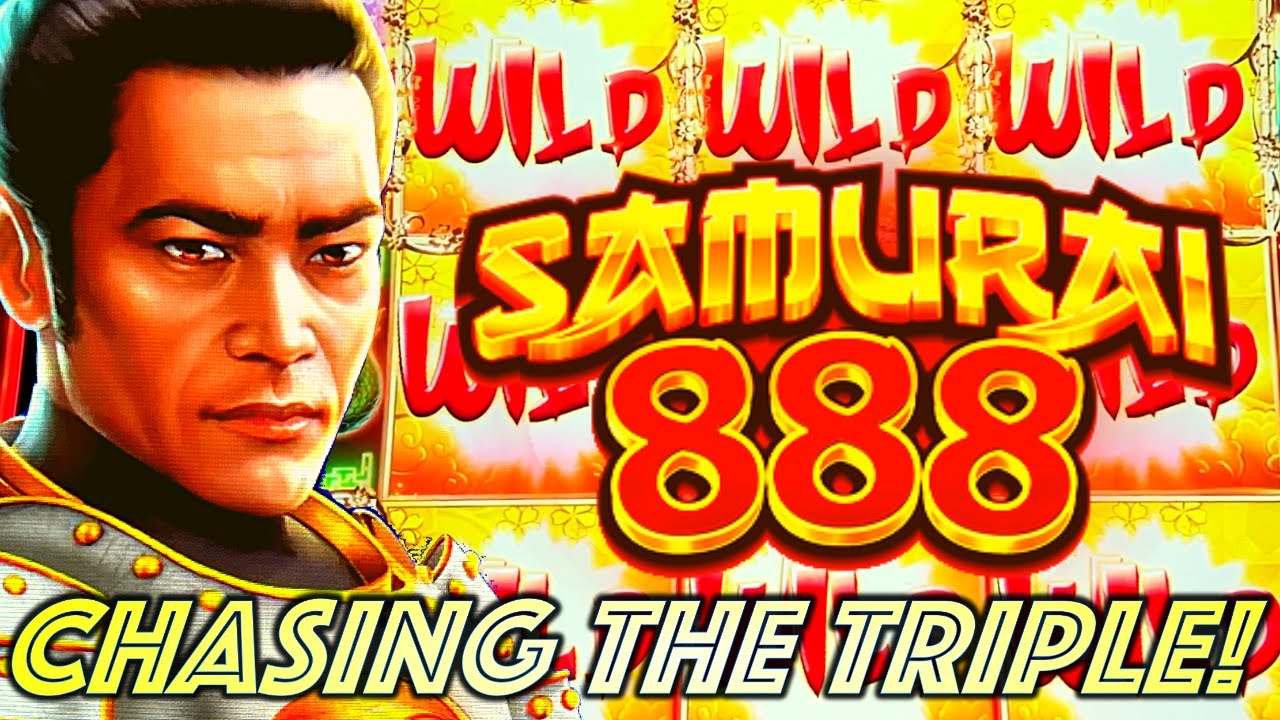 SAMURAI 888 ⚔️ CHASING THE TRIPLE! (TAKEO & KATSUMI) Slot Machine (IGT)