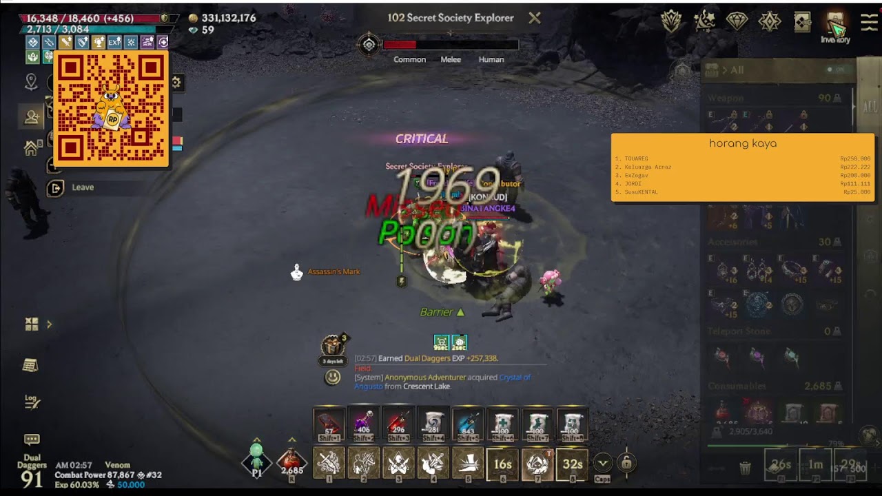 D1 sahur when yah dapet legend armor - Lord Nine Horatio 9