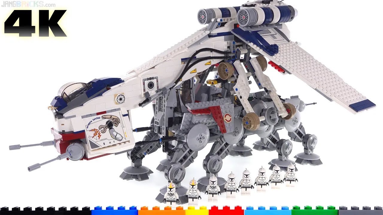 🔄 LEGO Star Wars 2009 Republic Dropship with AT-OT review! 10195 re upload