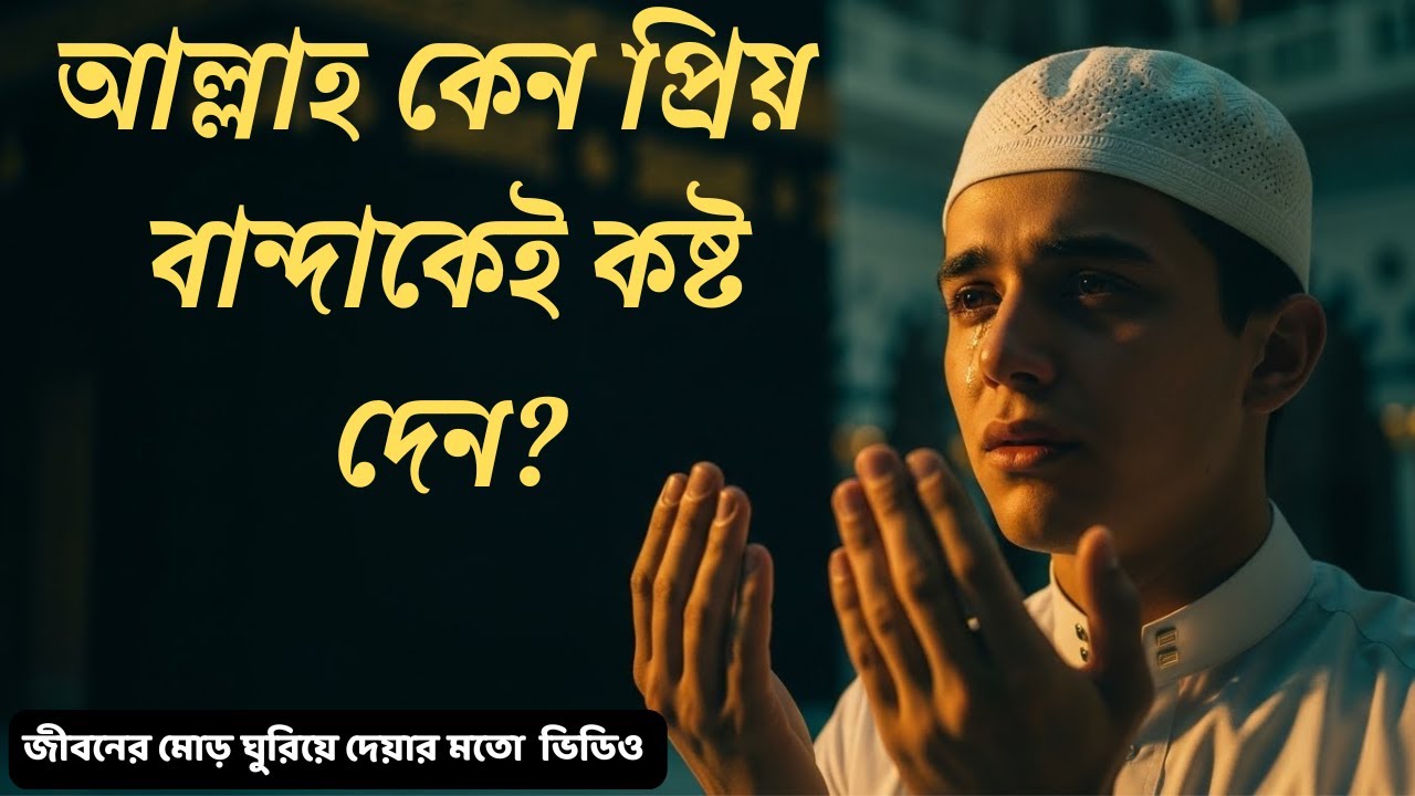 জীবনের সব হারিয়ে হতাশ? জানুন আল্লাহ কেন প্রিয় বান্দাকে বেশি কষ্ট দেন | Islamic Motivation